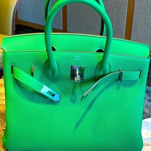 SOLD Hermès birkin 30 Togo verso Bambou caramel